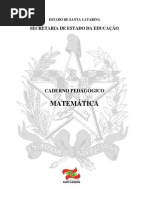 Caderno Pedagógico Matemática SC