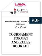 Q.E.D 2015 Rules Booklet April