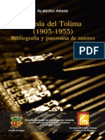 Arias, Albeiro. POESÍA DEL TOLIMA (1905-1955) : Bibliografía y Panorama de Autores