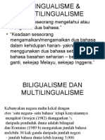 Bilingualisme & Multilingualisme