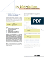 Cálculo hidráulico de tuberías y prevención de golpe de ariete