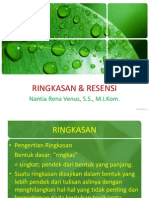 Ringkasan Resensi