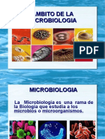 Campos de la Microbiología en