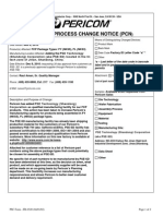 Product/Process Change Notice (PCN