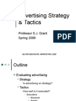Advertising Strategy & Tactics: Professor S.J. Grant Spring 2006