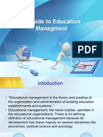 A Guide To Education Managment