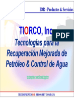 Tecnologías Para La Recuperación Mejorada de Petróleo & Control de Agua