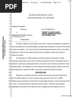 Aguro v. Woodford et al - Document No. 5