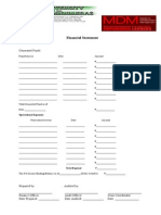 Financial Statement: Operational Expenses