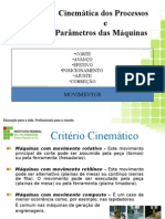 Trabalho - Cinematica Dos Processos e Parametros Das Maquinas