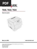 Manual Lexmark T644