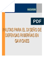 diseño pautas generales de defensas riveras