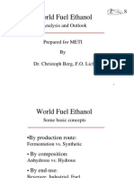 World Fuel Ethanol - Analysys and Outlook