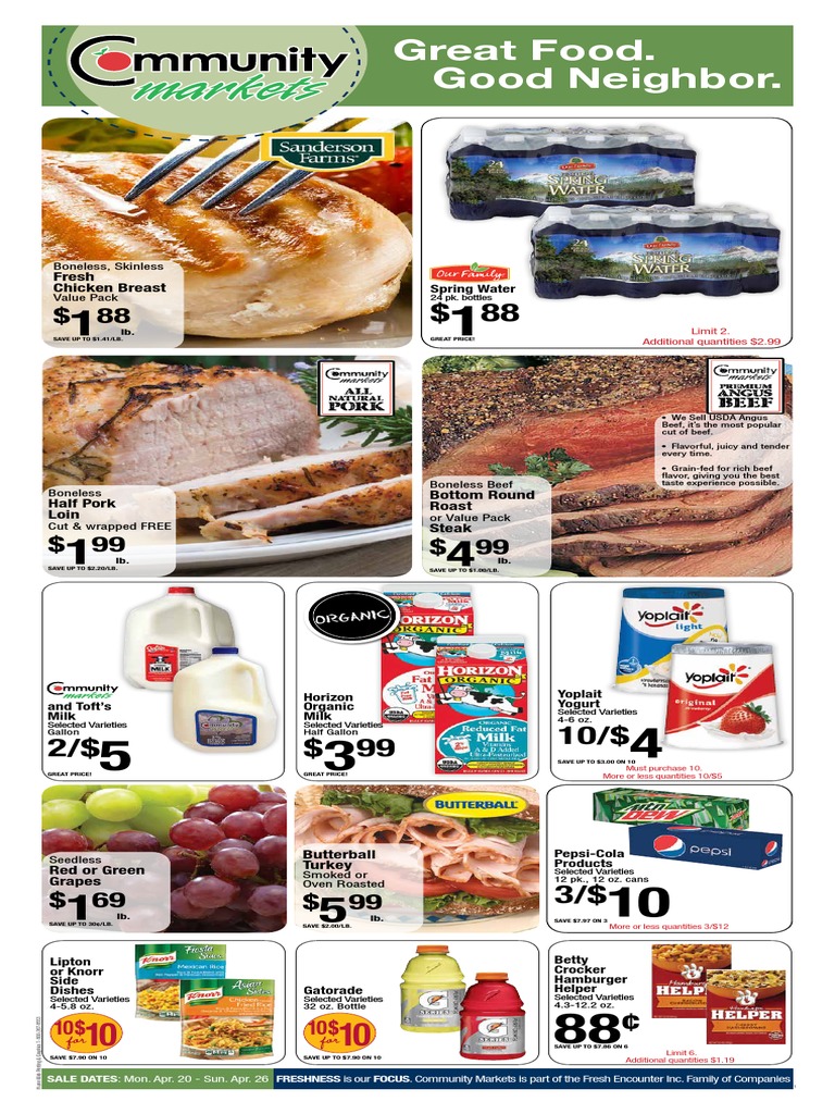 Good Neighbor Grocery Menu & Prices | PDF