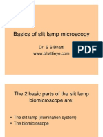 Slit Lamp Basics