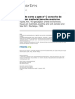 Gente Como A Gente o Conceito de Homem Anatomicamente Modernoingold Tim The Perception of The Environment Essays On Routledge 2000