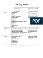 Careersurveysworksheet Zackeryflansburg