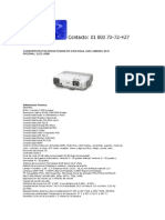 VP-01774 Videoproyector Epson Powerlite 910w