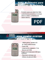 928A Multimetro Para Sistemas de Potencia