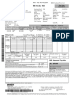 Electricity Bill: Due Date: 12-12-2014