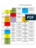 PC Training Schedule