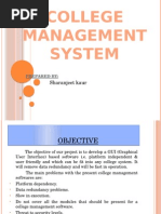 College Management System: Sharanjeet Kaur