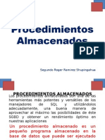 Procedimientos Almacenados