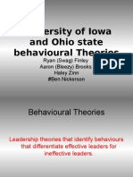 University of Iowa and Ohio State Behavioural Theories