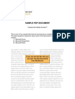 Sample PDF Document: Created With Adobe Acrobat 7