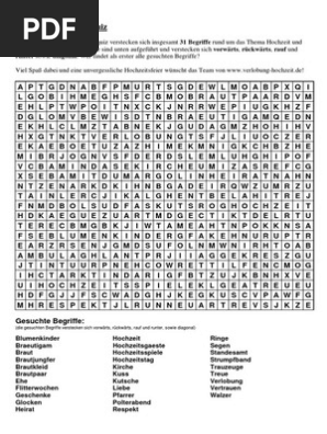 Kniffliges Hochzeitsquiz Pdf 