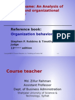 Organizatinal Behavior Introductory Presentation