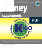 KDIGO Lipid Management Guideline 2013