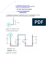 Lista de exercícios de manometria da UFG