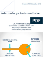 Asincronías Paciente - Ventilador Posadas 2015