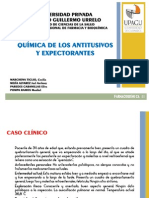 Química de Los Antitusívos y Expectorantes PDF