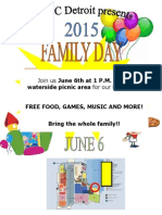 Family Day 2015 Flyer