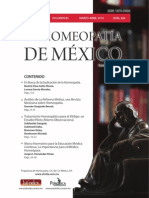 La Homeopatía de México, No. 689 (Marzo-Abril de 2014)