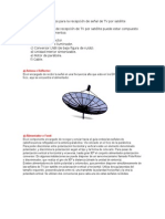 (Polarizacion H-V)Elementos Básicos Para La Recepción de Señal de TV Por Satélite