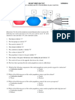 Aerospace Rocket Exam Version A