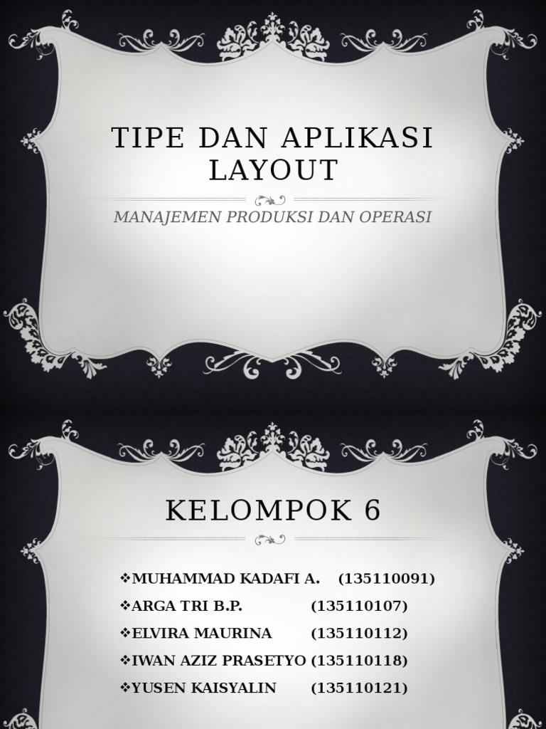 Optimalisasi Layout Produksi | PDF