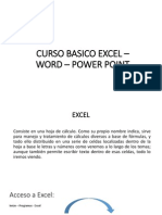 Curso Basico Excel - Word - Power Point