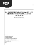 Eides 7, La Entrevista Pastoral en Los EE de San Ignacio - Estanislau de Balanzó, SJ