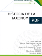 Herman H Flores Historia de La Taxonomía