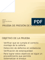 Curso Prueba de Presión de Cañerías