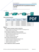 4.1.4.6 Lab - Comandos de Configuracion Basica de Router