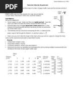 Download Terminal Velocity Experiment by IsabelWadeson-Lee SN261527321 doc pdf