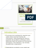 Fuentes de Informacion