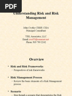 Understanding Risk and Risk Management