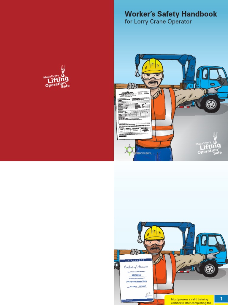 Lorry Crane Operator Handbook PDF Crane (Machine) Manufactured Goods