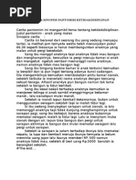 Contoh Cerita Sinopsis Pantomim Ketidakdisiplinan